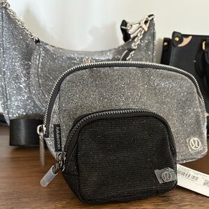 Lululemon Everywhere Belt Bag Nano Glitter - Black
